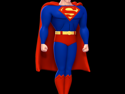Superman 3D printmodel