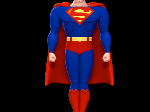 Superman 3D प्रिंट मॉडल