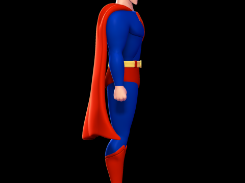 Superman 3D प्रिंट मॉडल