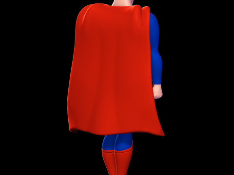 Superman 3D प्रिंट मॉडल
