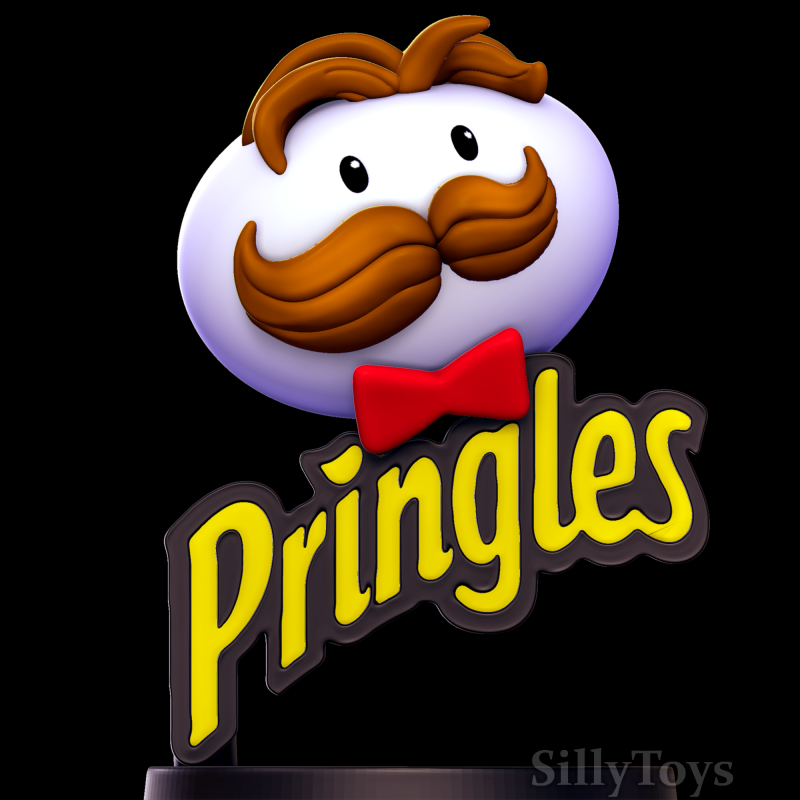Pringles 3Dプリントモデル .c4d .max .obj .3ds .fbx .stl .blend