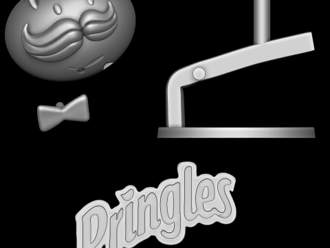 Pringles Model do druku 3D