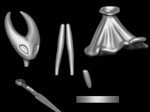 CANTO DELLA SETA DEL CALAPARNE - Cavaliere Vuoto Modello di stampa 3D