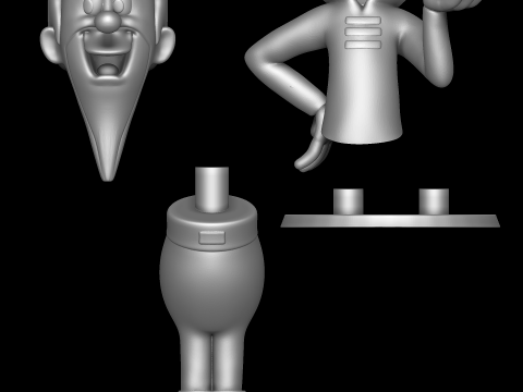 George Jetson - The Jetsons 3D 프린트 모델