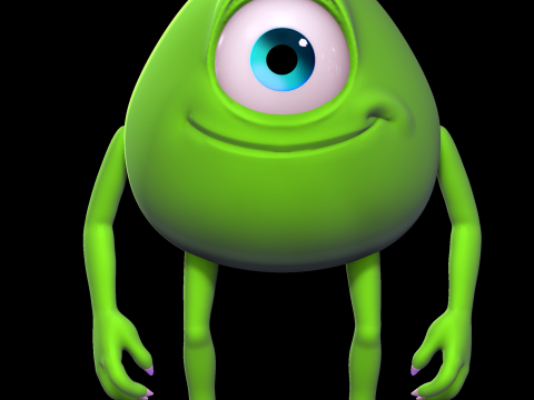 Mike Wazowski - Monsters Inc Modello di stampa 3D