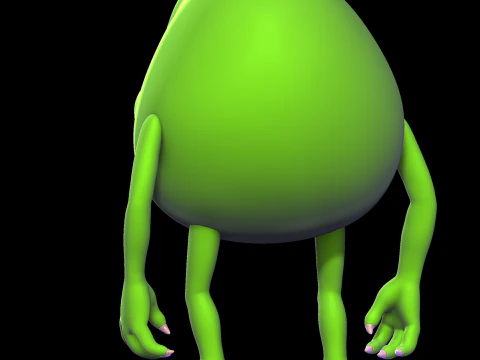 Mike Wazowski - Monsters Inc 3D Print Model
