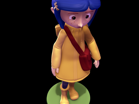 Coraline 3D 打印模型