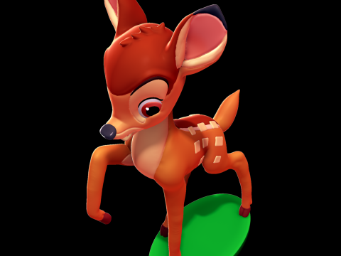Bambi Modèles 3D en vedette