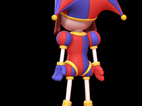 Pomni - Digital Circus 3D Принт Модель