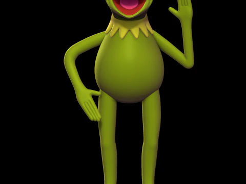 개구리 커밋 3D 프린트 모델