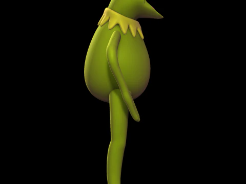 Kermit the Frog 3D Print Model