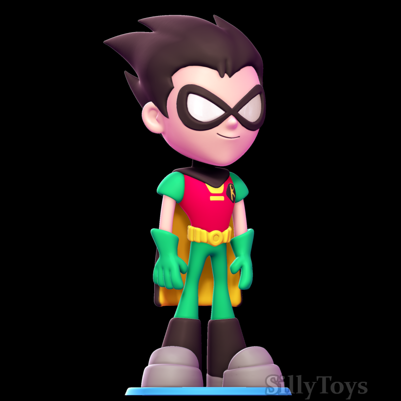 Robin - Los Jóvenes Titanes Van Modelo de impresión 3D .c4d .max .obj .3ds .fbx .stl .blend