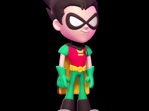 ロビン - ティーン・タイタンズ・ゴー 3Dプリントモデル