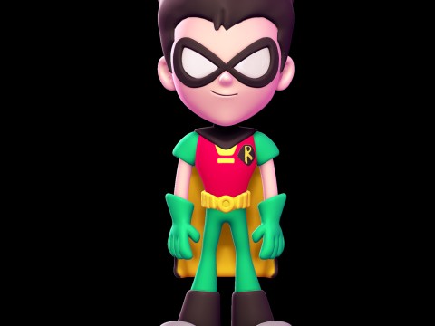 Robin - Los Jóvenes Titanes Van Modelo de impresión 3D