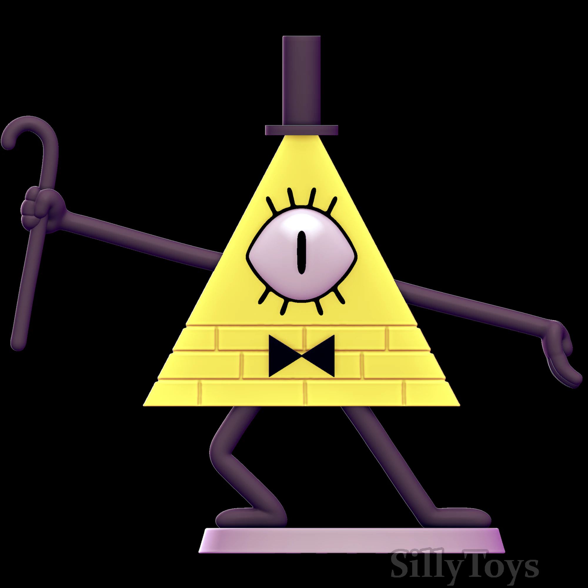 Bill Cipher - Gravity Falls 3D Print Model .c4d .max .obj .3ds .fbx .stl .blend 