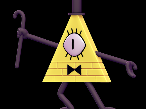 Bill Cipher - Gravity Falls Modelo de impresión 3D