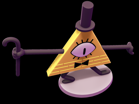 Bill Cipher - Gravity Falls Modelo de impresión 3D
