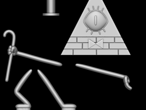 Bill Cipher - Gravity Falls Modelo de impresión 3D