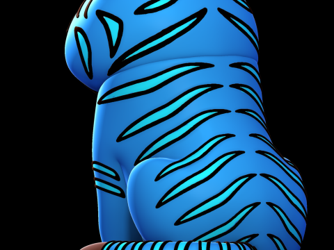 Derpy Tiger - KPop Demon Hunters 3D Print Model