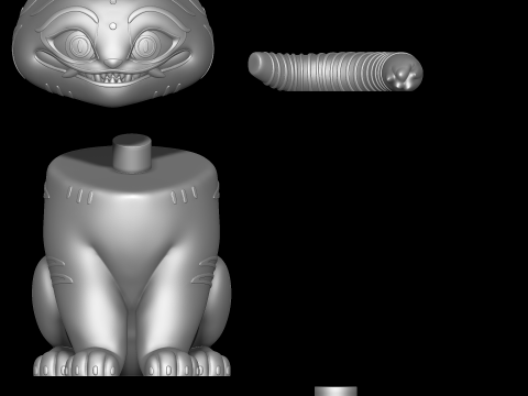 Derpy Tiger - KPop Demon Hunters 3D Print Model