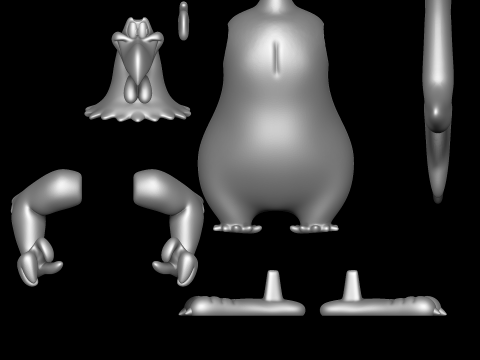 Nebelhorn Livorno – Looney Tunes 3D Druckmodell