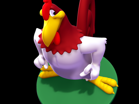 Nebelhorn Livorno – Looney Tunes 3D Druckmodell