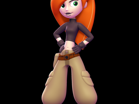 Ким Пять-с-плюсом 3D Принт Модель