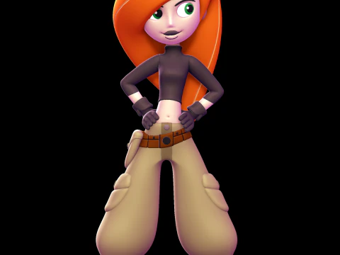 Kim Possibile Modello di stampa 3D