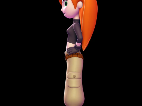 Kim Possibile Modello di stampa 3D