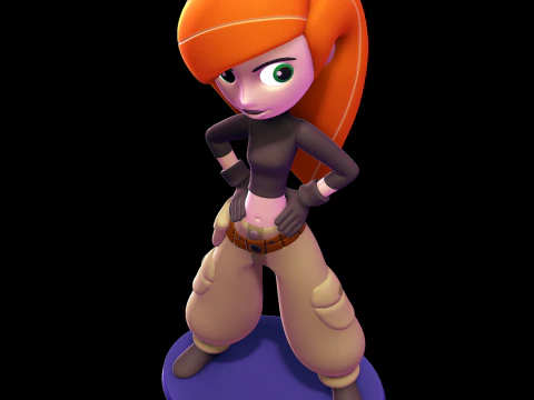 Kim Possibile Modello di stampa 3D