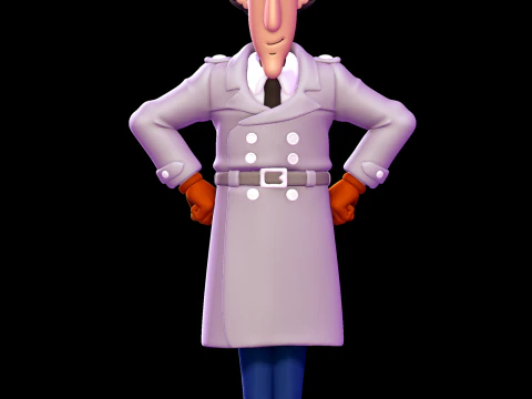 Inspector Gadget 3D Print Model