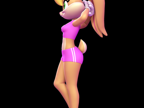 Lola Bunny Urban Sport 3D Print Model