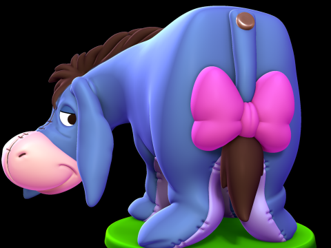 Eeyore - Winnie the Pooh 3D Print Model