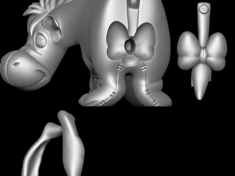屹耳 - 小熊维尼 3D 打印模型