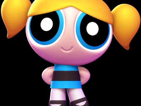 Bubbles - The Powerpuff Girls 3D Print Model