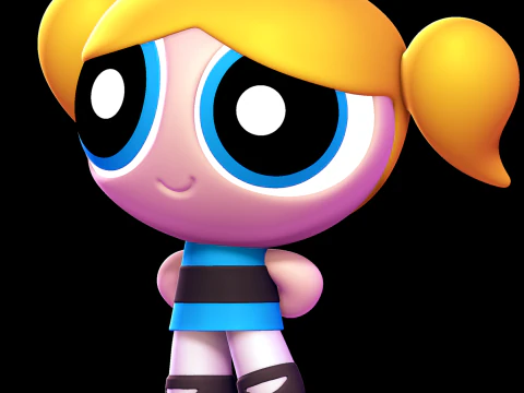 Bubbles - The Powerpuff Girls 3D Print Model