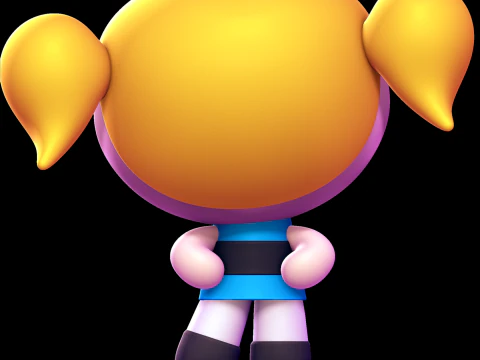 Bubbles - The Powerpuff Girls 3D Print Model