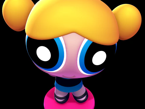 Bubbles - The Powerpuff Girls 3D Print Model