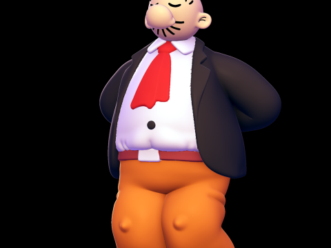 Wimpy - Popeye Modello di stampa 3D