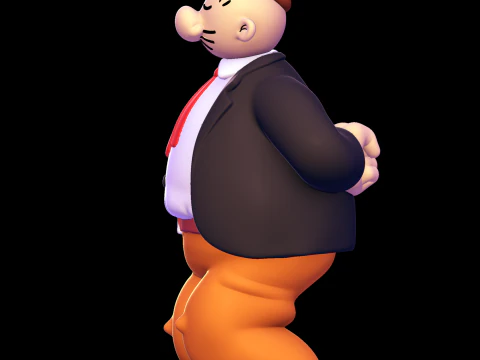 Wimpy - Popeye Modello di stampa 3D