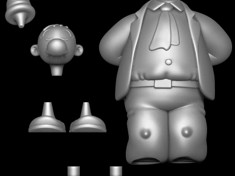 Wimpy - Popeye Modello di stampa 3D