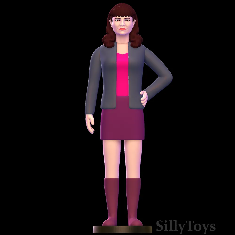 Jen Scotts - Power Rangers Time Force 3D Model .c4d .max .obj .3ds .fbx .stl .blend 