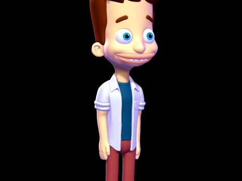 Nick Birch - Grote mond 3D Model