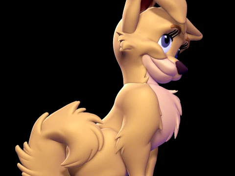 Angel - Lady and the Tramp II Scamps Adventure 3D Model
