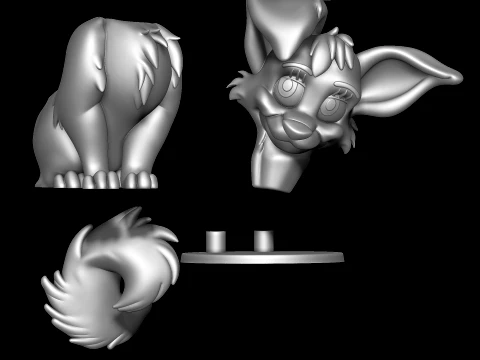 Angel - Lady and the Tramp II Scamps Adventure 3D Model
