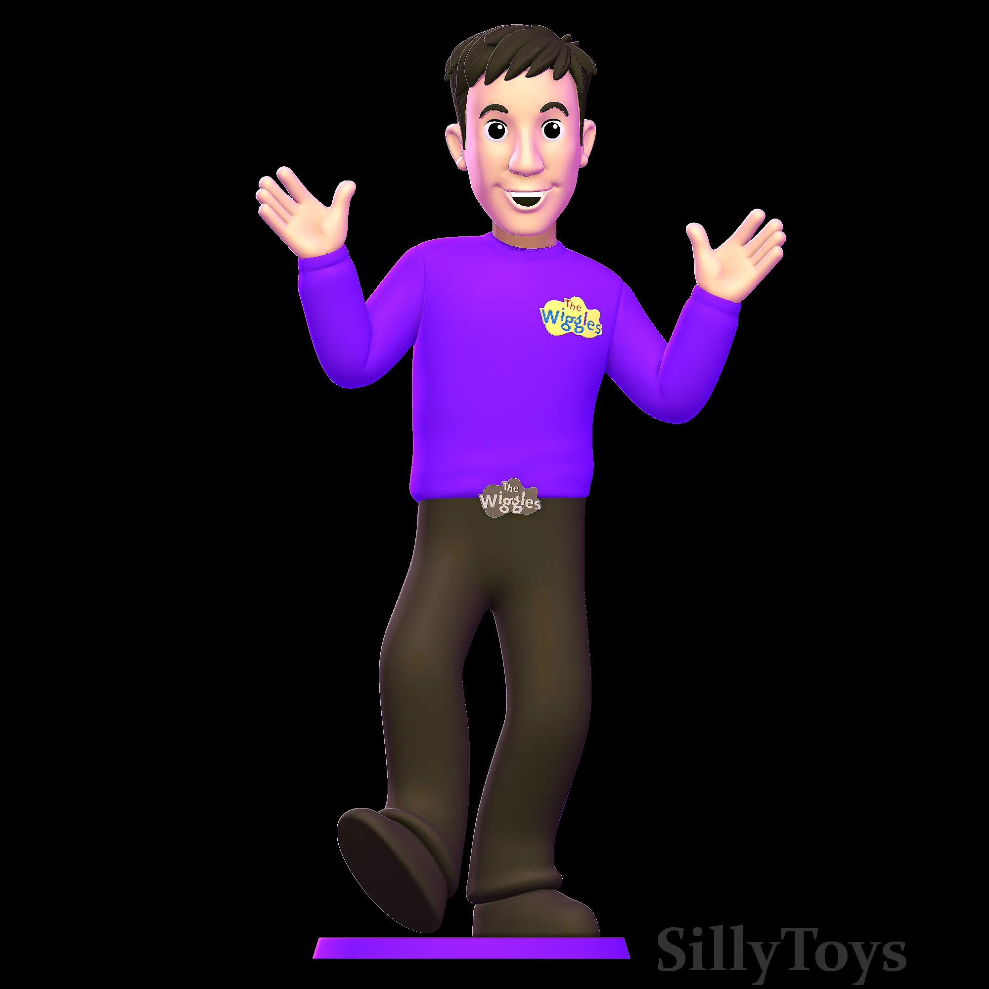 Jeff - The Wiggles 3D Model .c4d .max .obj .3ds .fbx .stl .blend