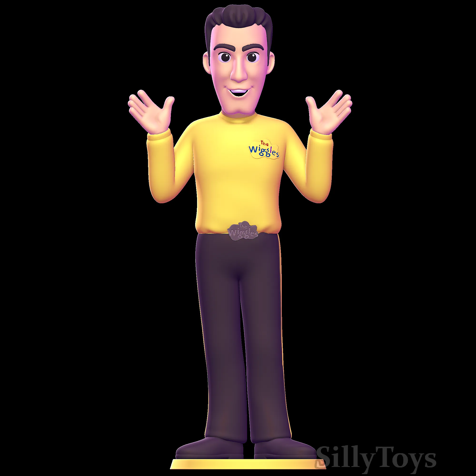 Greg - The Wiggles 3D Model .c4d .max .obj .3ds .fbx .stl .blend