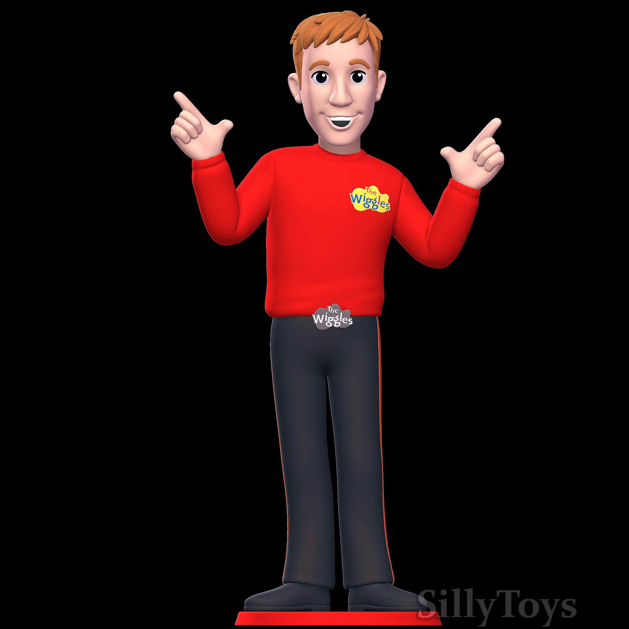 Murray Cook - The Wiggles 3D Model .c4d .max .obj .3ds .fbx .stl .blend