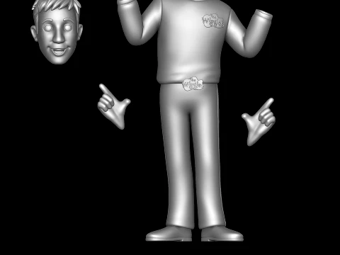 Murray Cook - The Wiggles 3D Model
