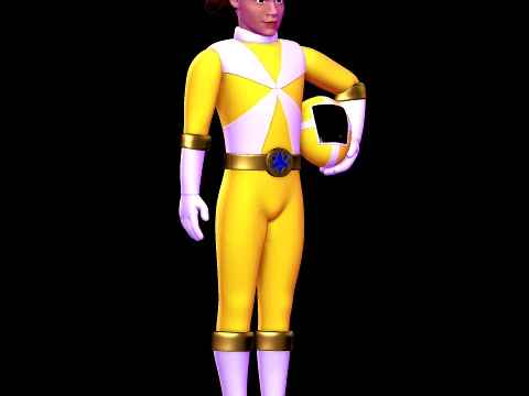 Kelsey Winslow - Power Rangers Lightspeed Rescue 3D Model